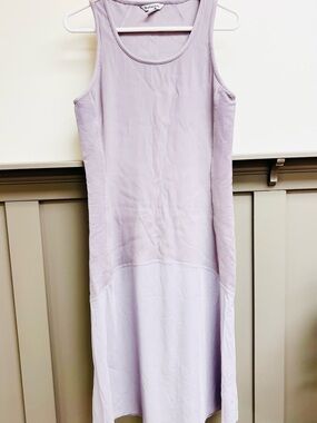 Athleta Lavender Ribbed Tank Maxi Dress M (Fits L) NWT/NWOT